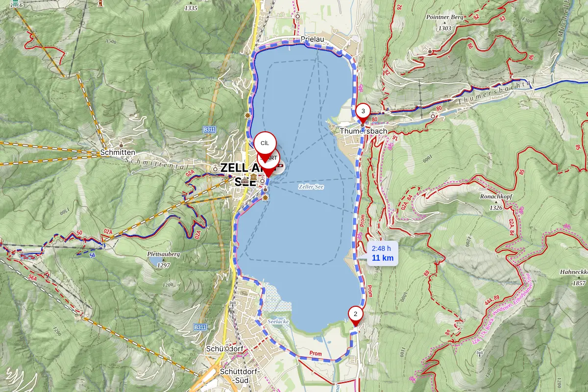 Okruh Zell am See – Bruck údolím